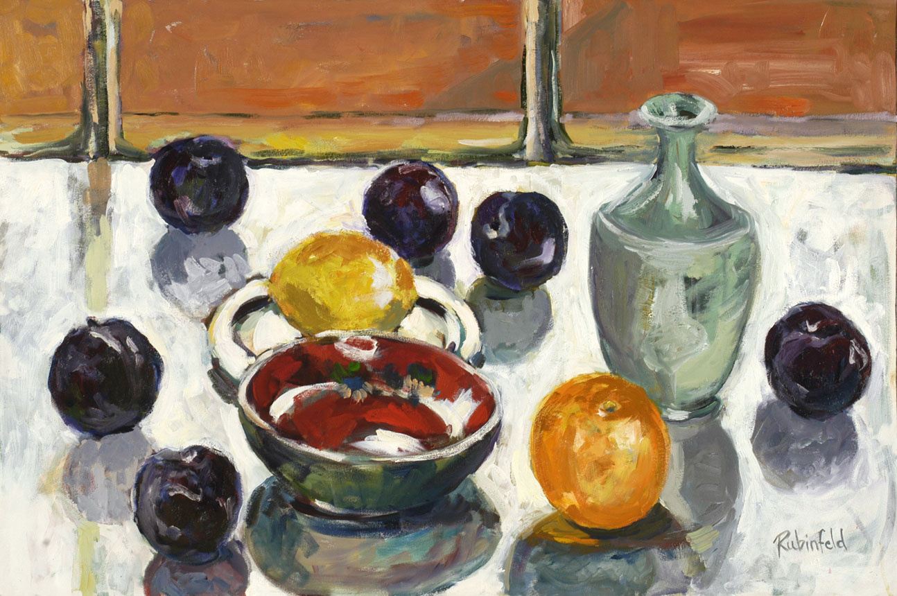 Large Still Life with Plums