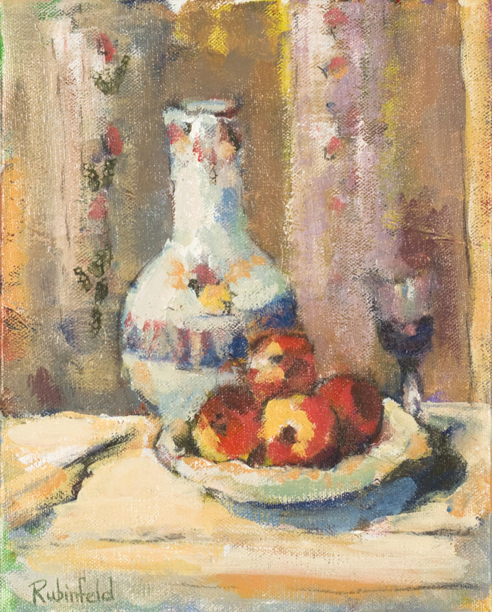 Still Life with Apples and Pitcher after Pissarro